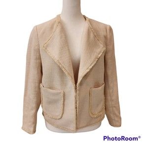 Ann Taylor women’s blazer, cream color, size S